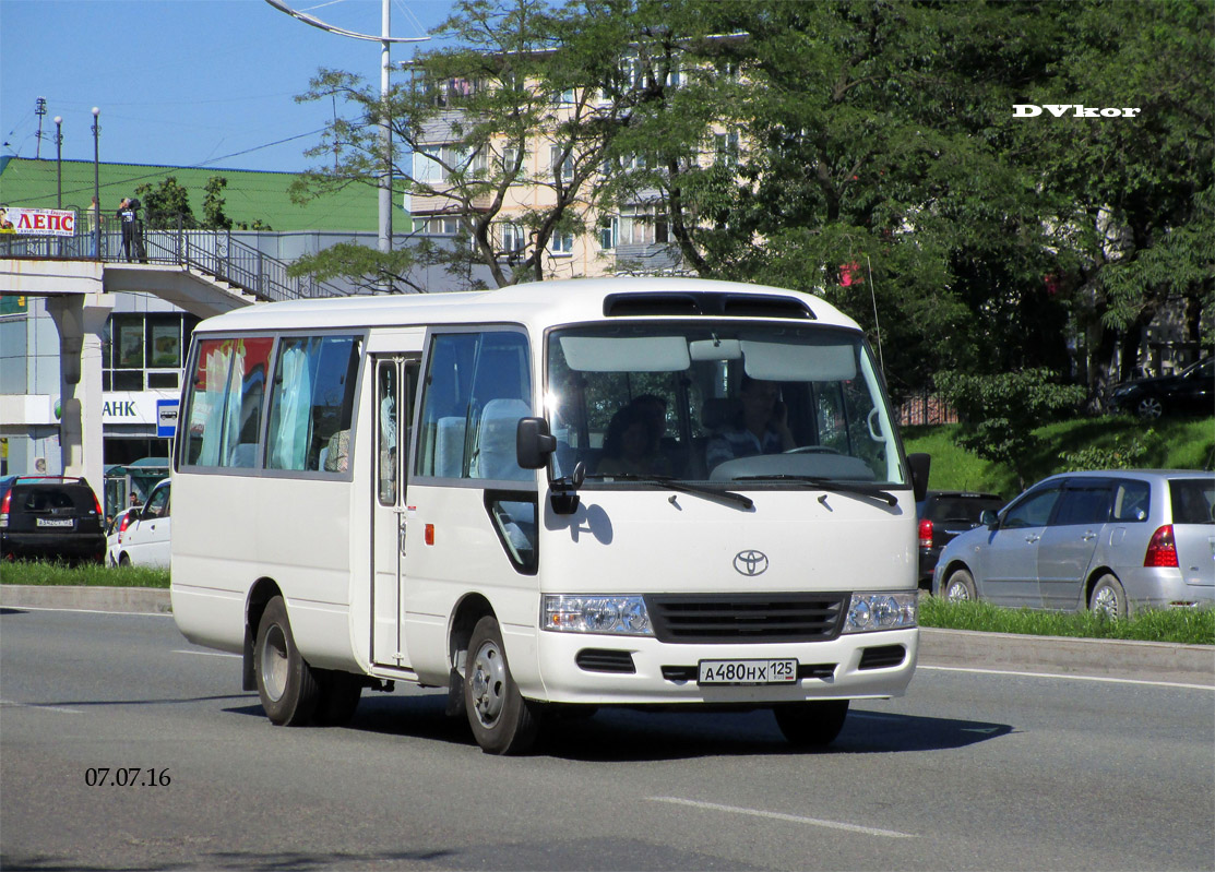 Приморский край, Toyota Coaster BB42L № А 480 НХ 125