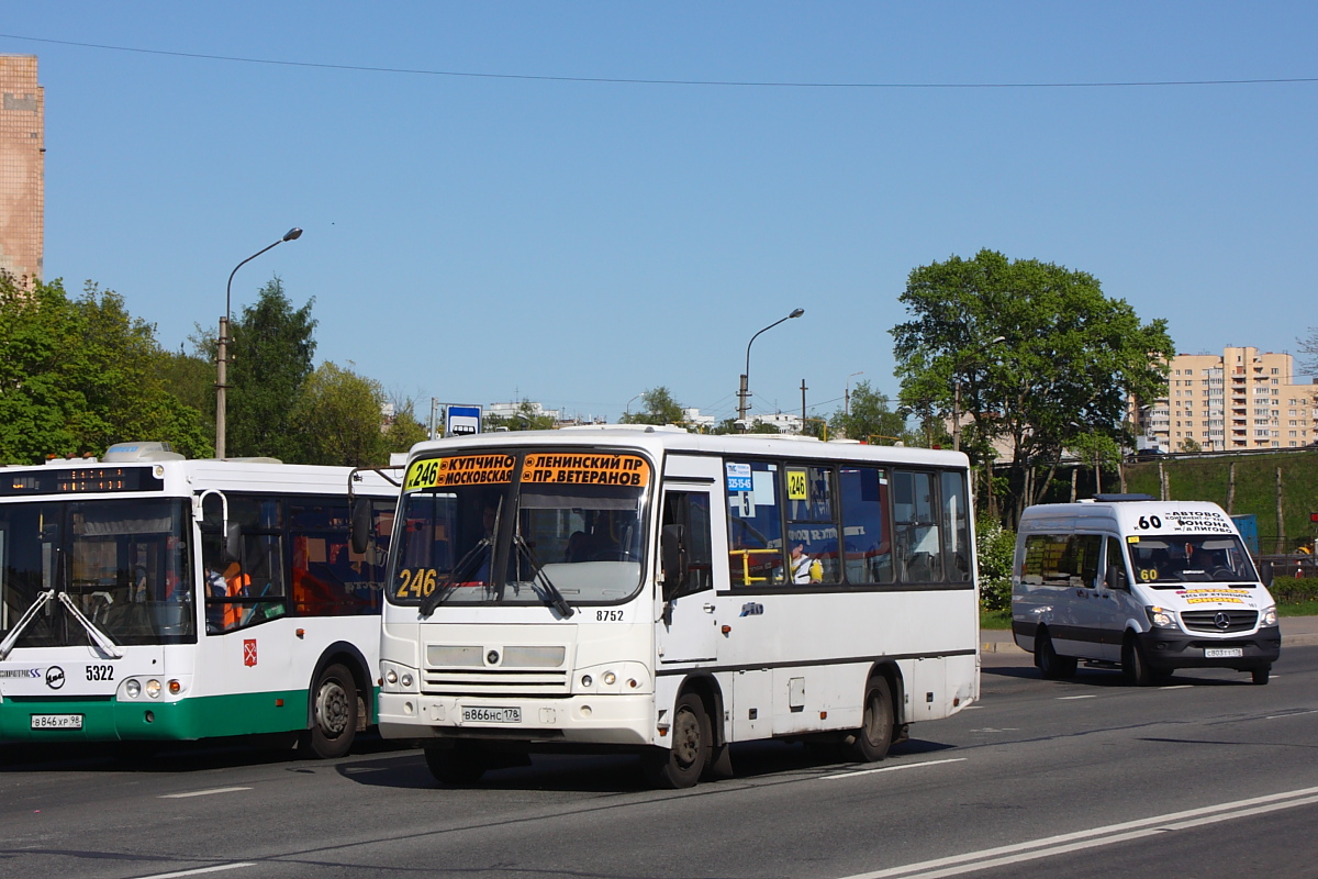 Санкт-Петербург, ПАЗ-320402-05 № 8752