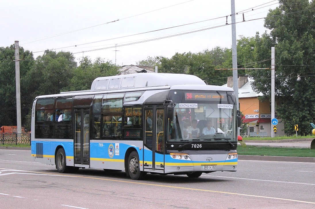 Алматы, Guilin Daewoo GDW6126CNG (СемАЗ) № 7026