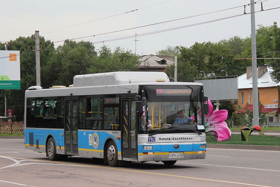 Алматы, Yutong ZK6118HGA № 792