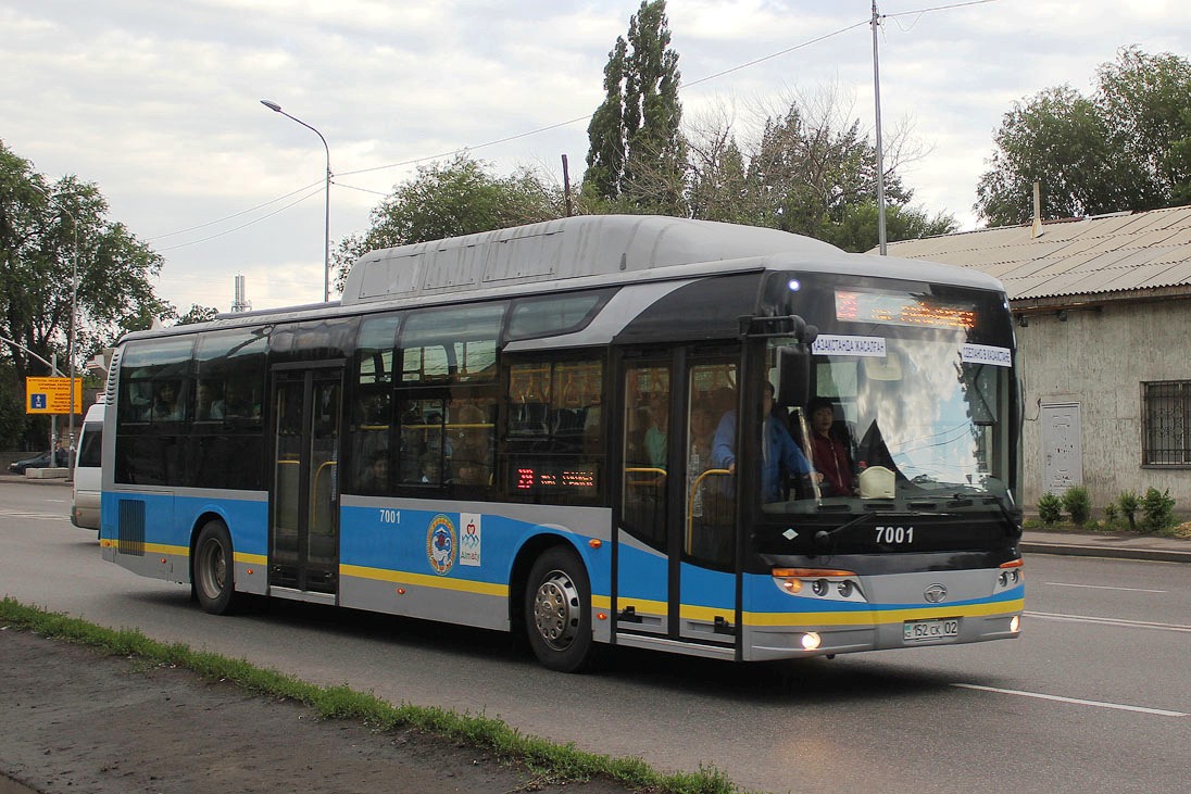 Алматы, Guilin Daewoo GDW6126CNG (СемАЗ) № 7001