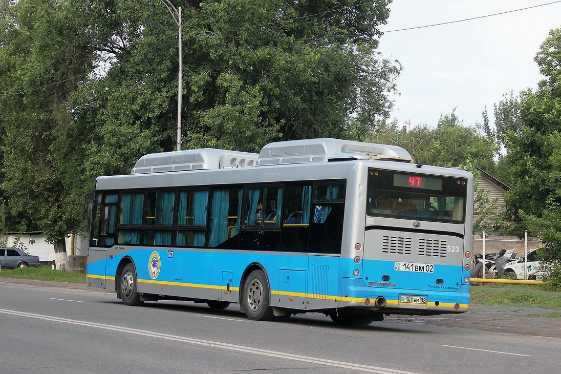 Алматы, Yutong ZK6118HGA № 523