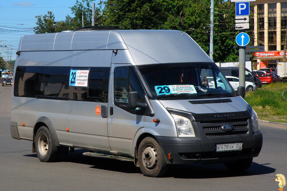 Нижегородская область, Нижегородец-222700  (Ford Transit) № К 478 ХК 152