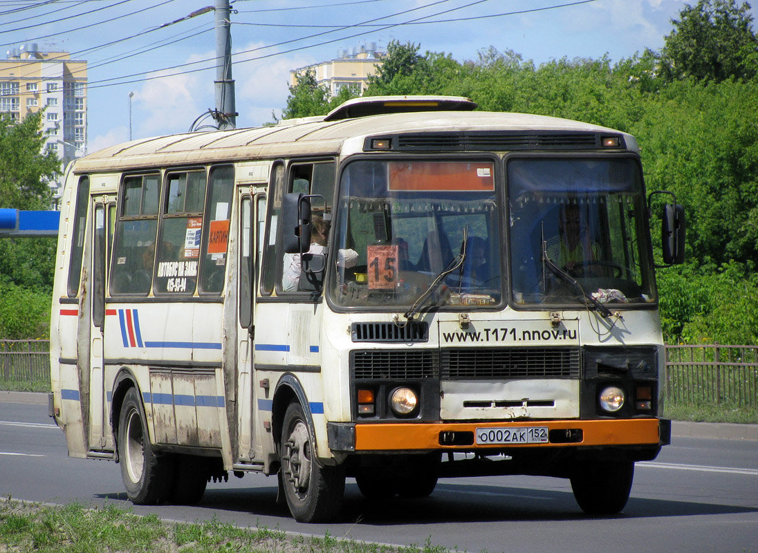 Нижегородская область, ПАЗ-4234 № О 002 АК 152