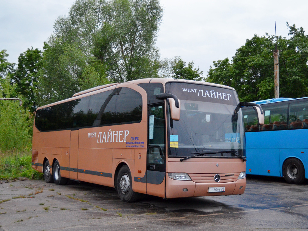 Чувашия, Mercedes-Benz O580-16RHD Travego M № В 450 РЕ 21