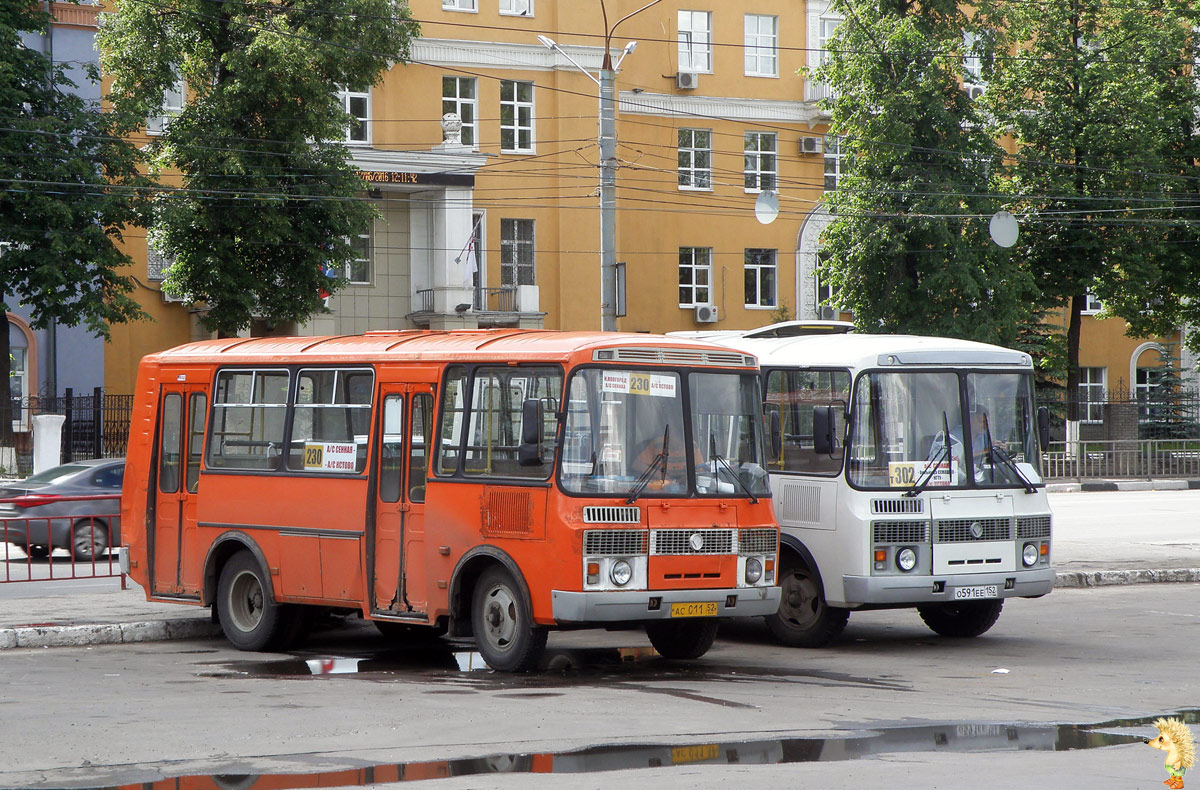 Нижегородская область, ПАЗ-32054 № АС 011 52