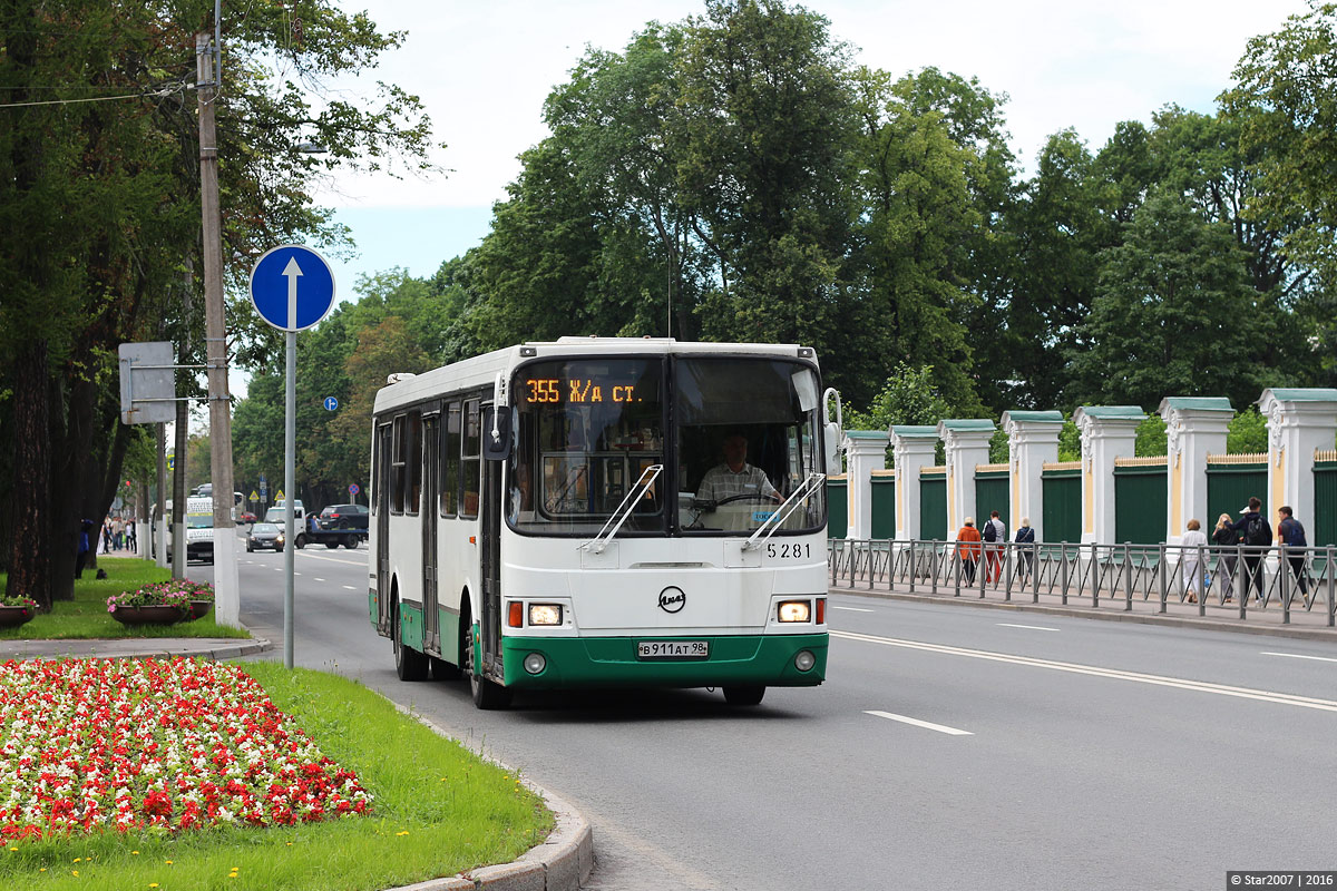 Санкт-Петербург, ЛиАЗ-5256.25 № 5281