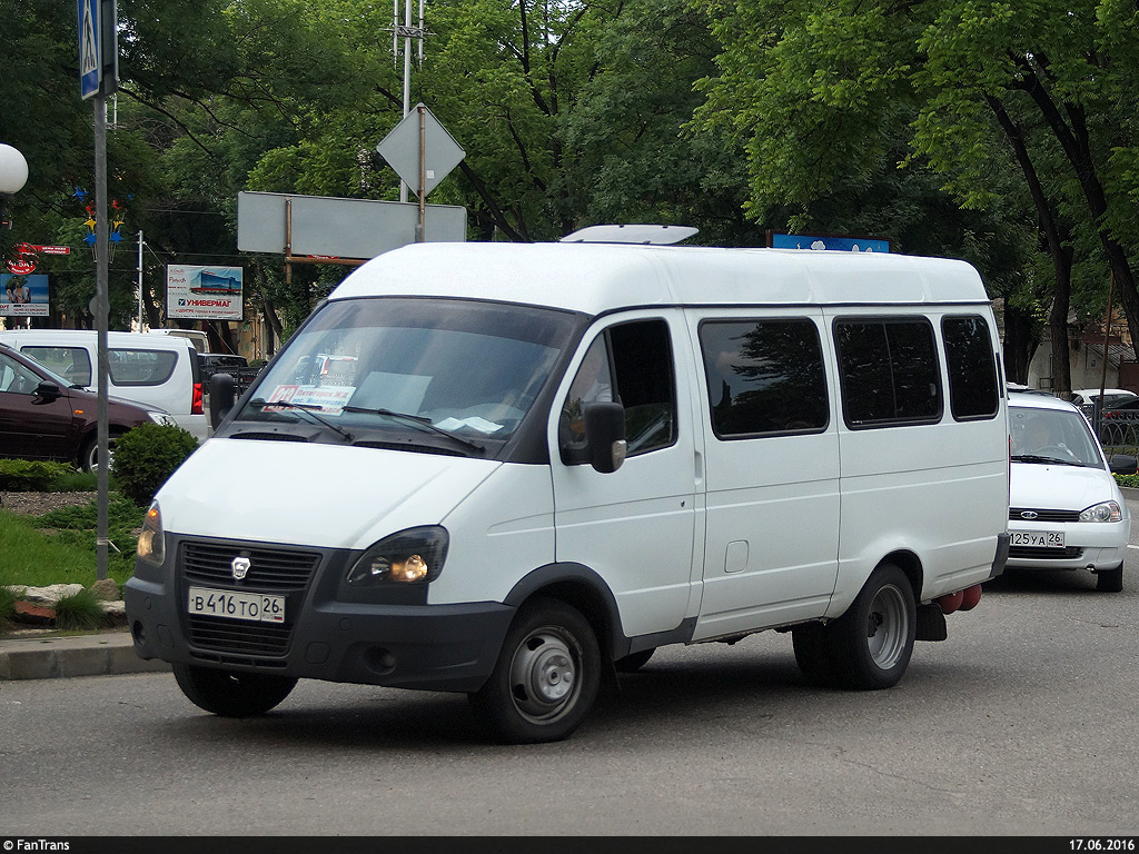 Ставропольский край, ГАЗ-322132 (XTH, X96) № В 416 ТО 26