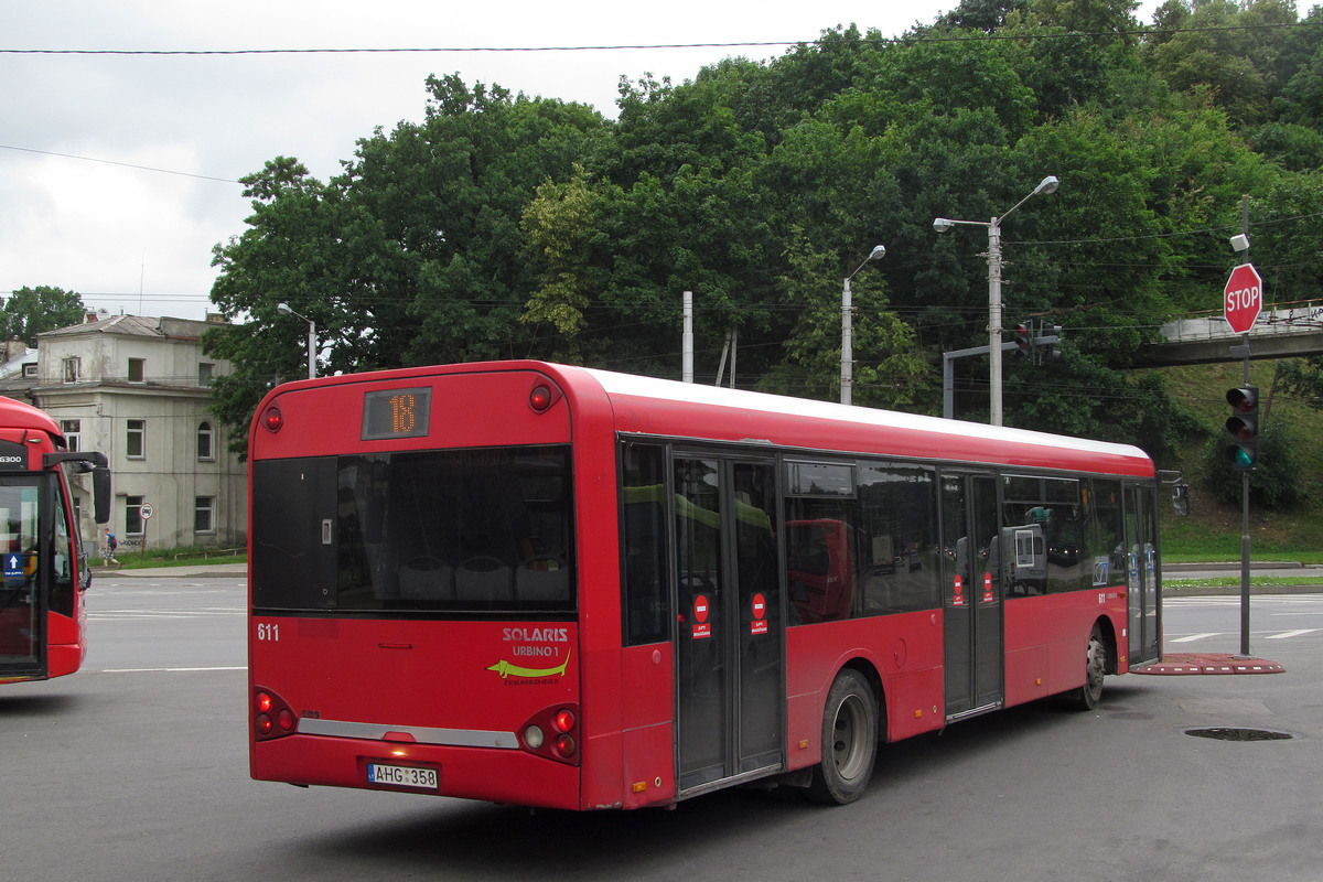 Литва, Solaris Urbino II 12 № 611