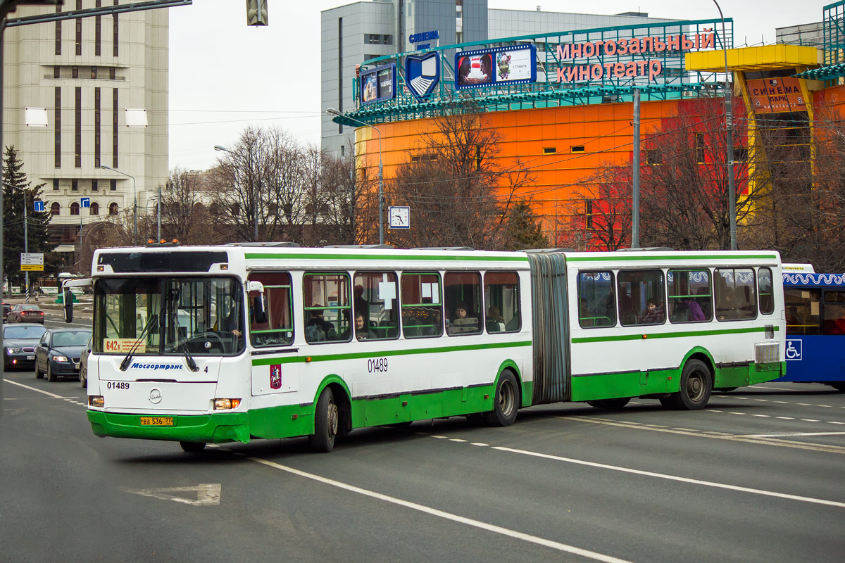 Москва, ЛиАЗ-6212.00 № 01489