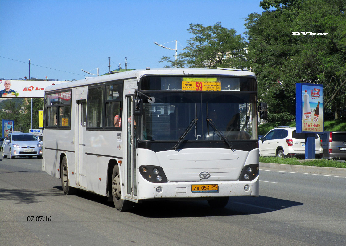 Приморский край, Daewoo BS106 Royal City (Ulsan) № АВ 053 25