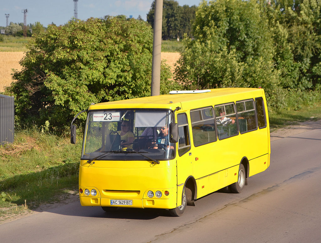 Волынская область, Богдан А092 (Y99-C39) № AC 1629 BT