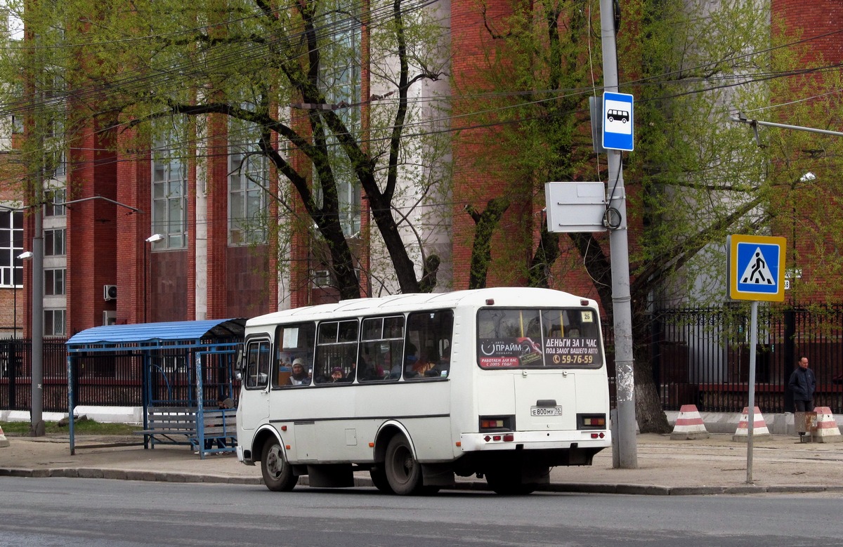 Томская область, ПАЗ-32054 № Е 800 МУ 70