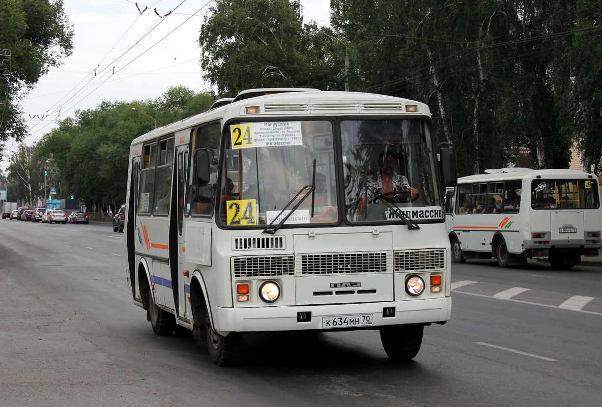 Томская область, ПАЗ-32054 № К 634 МН 70