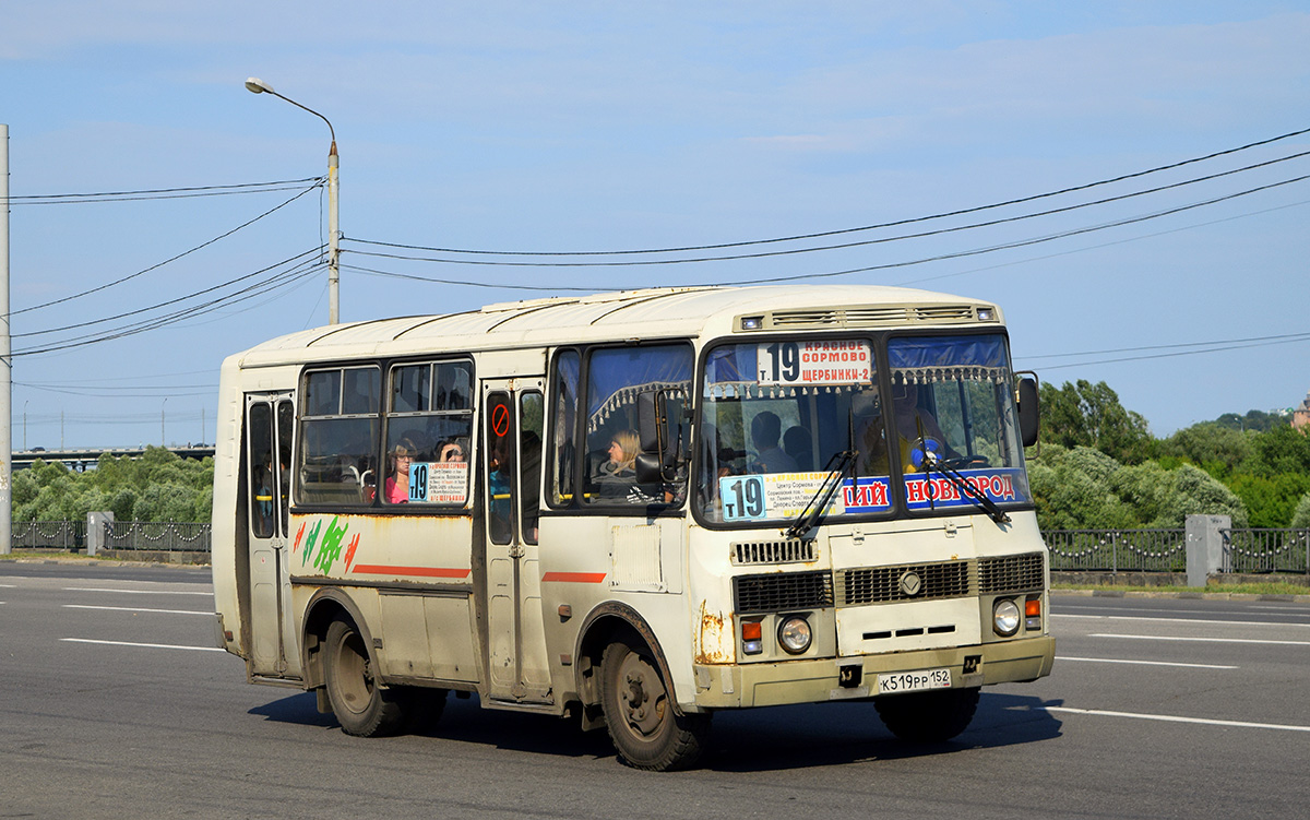 Нижегородская область, ПАЗ-32054 № К 519 РР 152