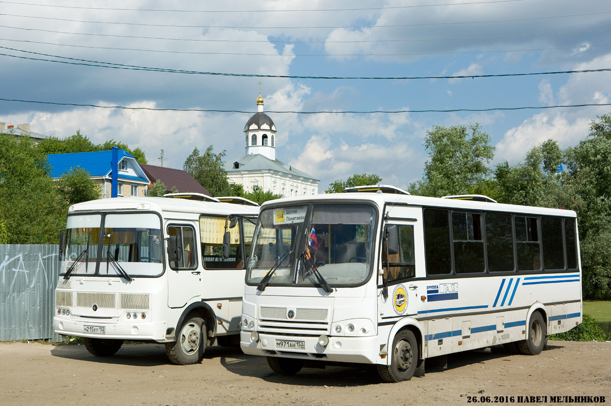 Нижегородская область, ПАЗ-320412-05 № М 971 АН 152