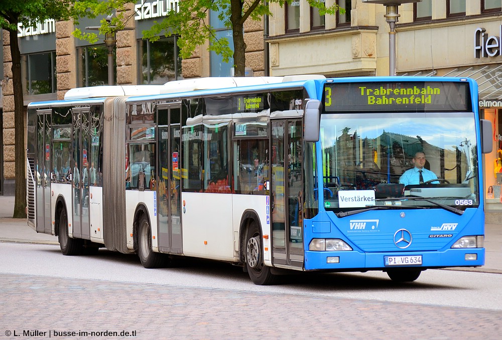 Гамбург, Mercedes-Benz O530G Citaro G № 0563