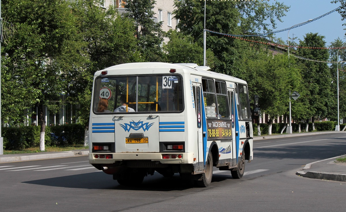 Томская область, ПАЗ-32054 № АА 198 70