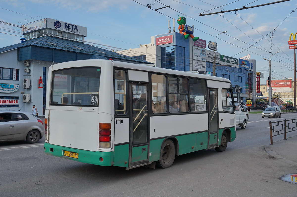 Пензенская область, ПАЗ-320402-03 № АУ 259 58