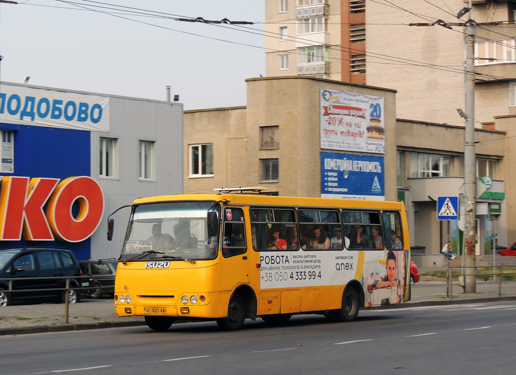 Волынская область, Богдан А09201 № AC 0025 AA