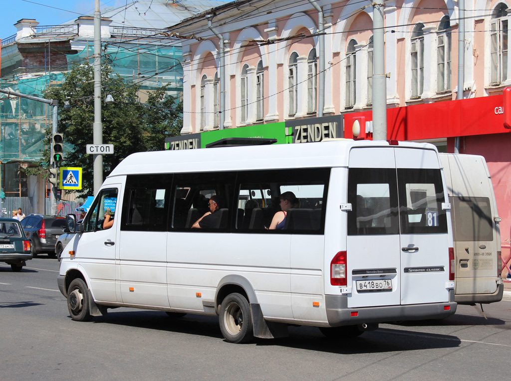 Ярославская область, Луидор-223203 (MB Sprinter Classic) № В 418 ВО 76