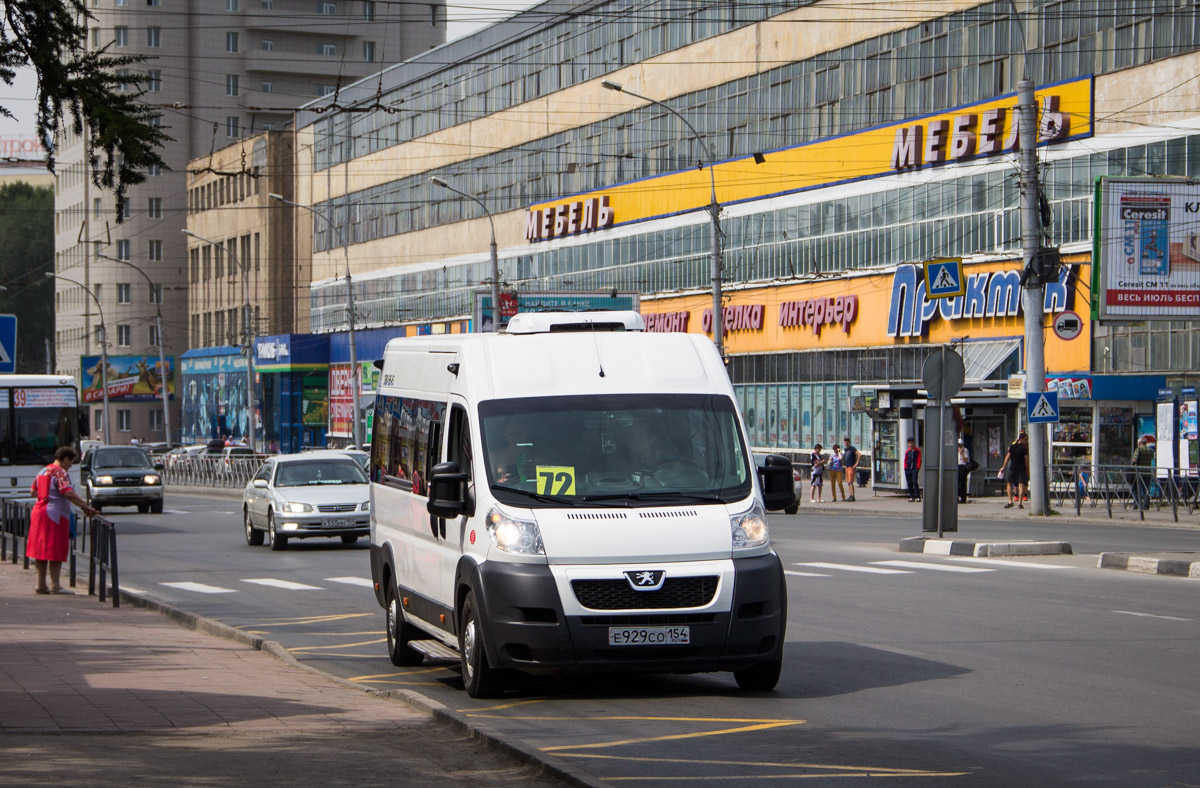 Новосибирская область, Нижегородец-2227SK (Peugeot Boxer) № Е 929 СО 154