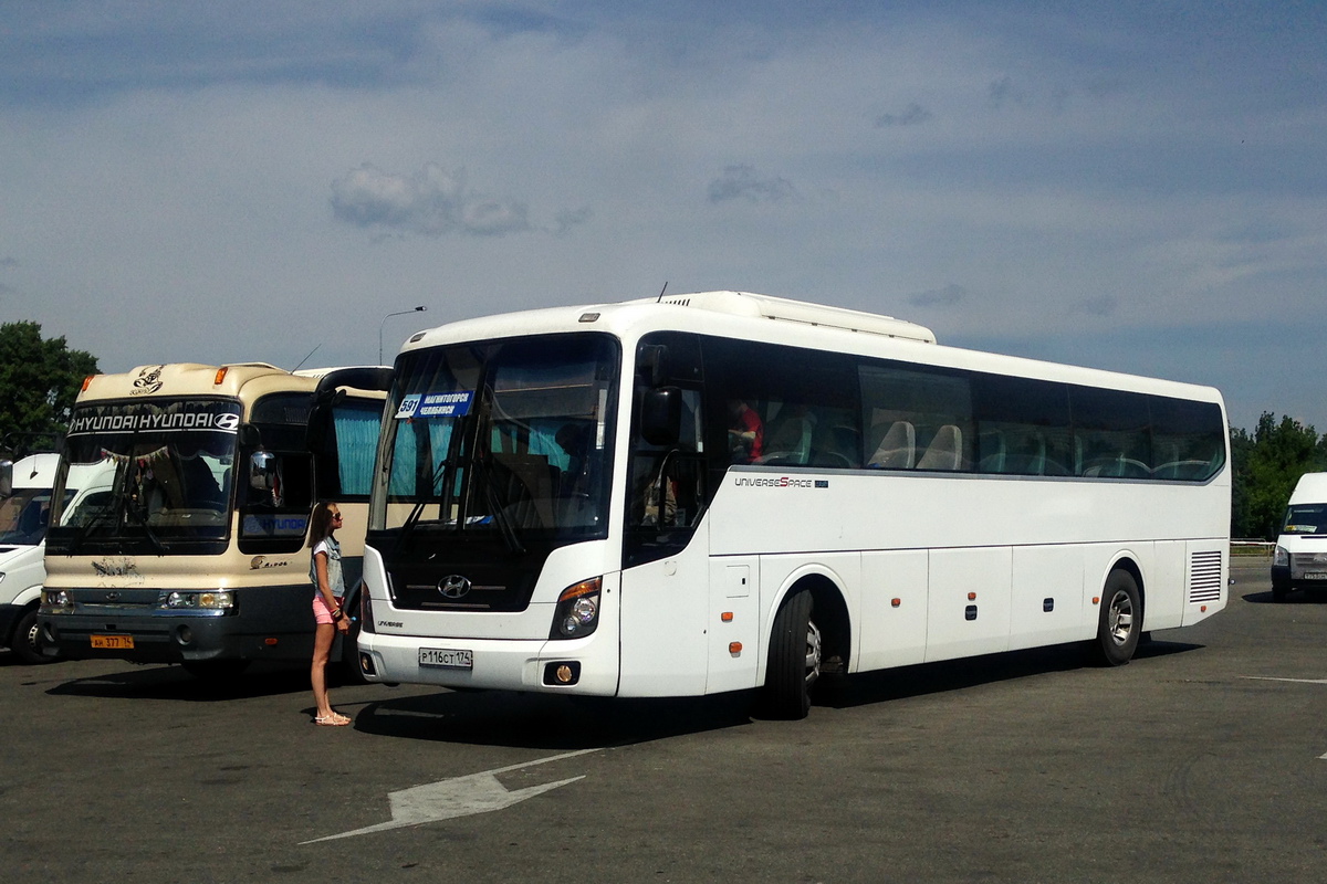 Челябинская область, Hyundai Universe Space Luxury № Р 116 СТ 174