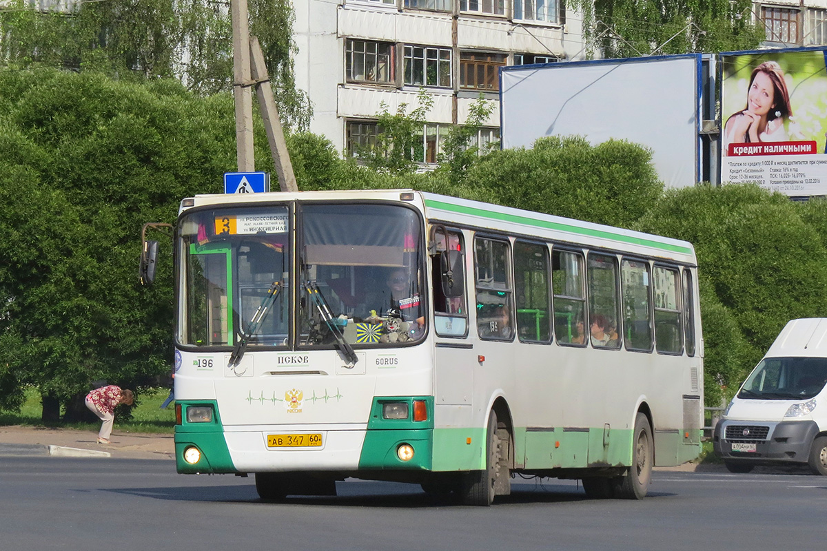 Псковская область, ЛиАЗ-5256.25 № 196