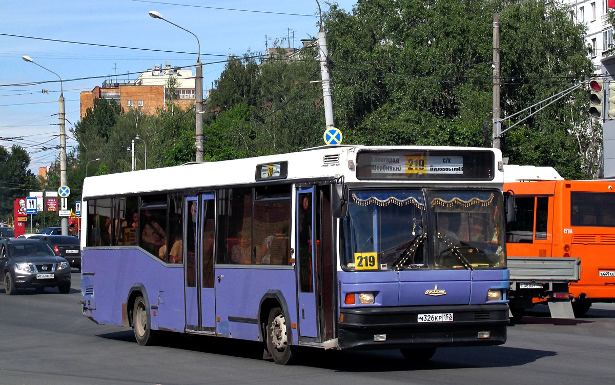 Нижегородская область, МАЗ-104.С21 № М 326 КР 152