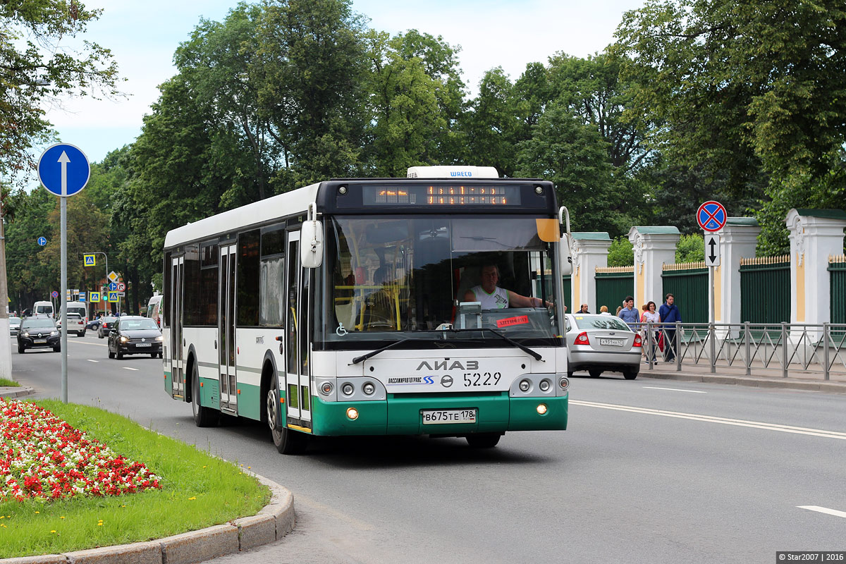 Санкт-Петербург, ЛиАЗ-5292.60 № 5229