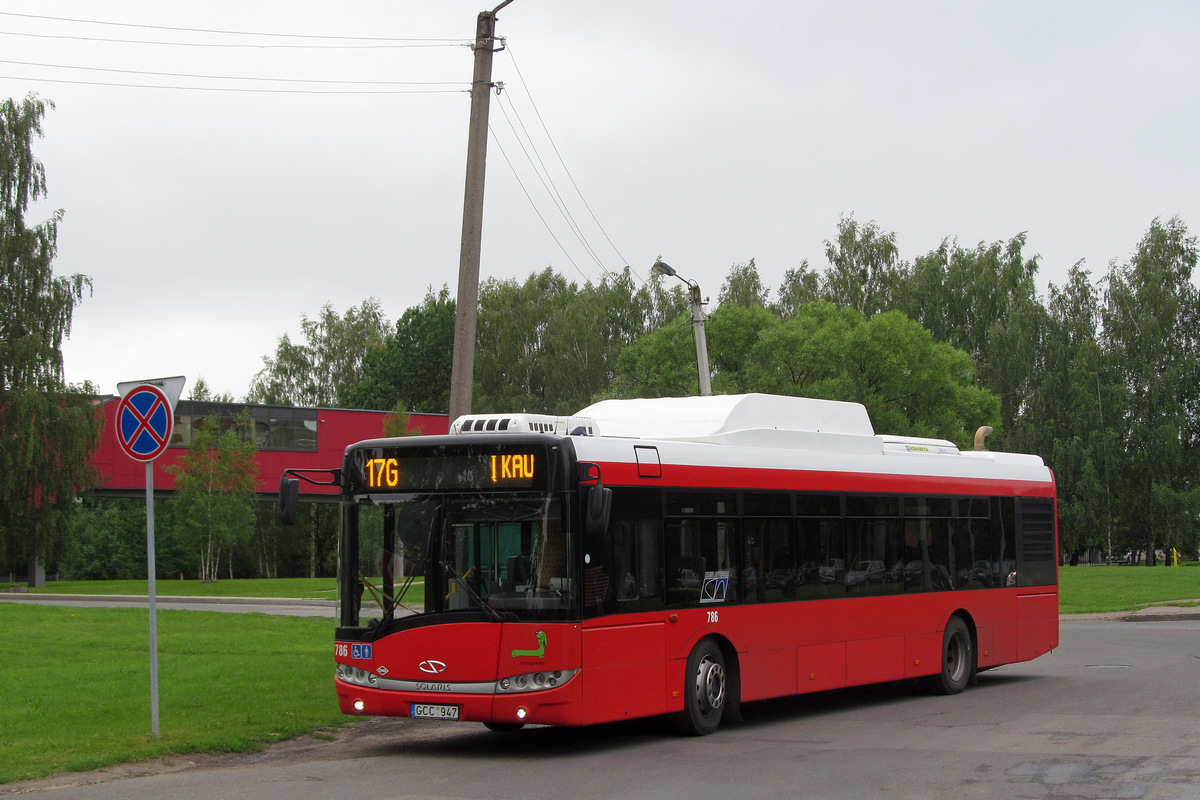 Литва, Solaris Urbino III 12 CNG № 786