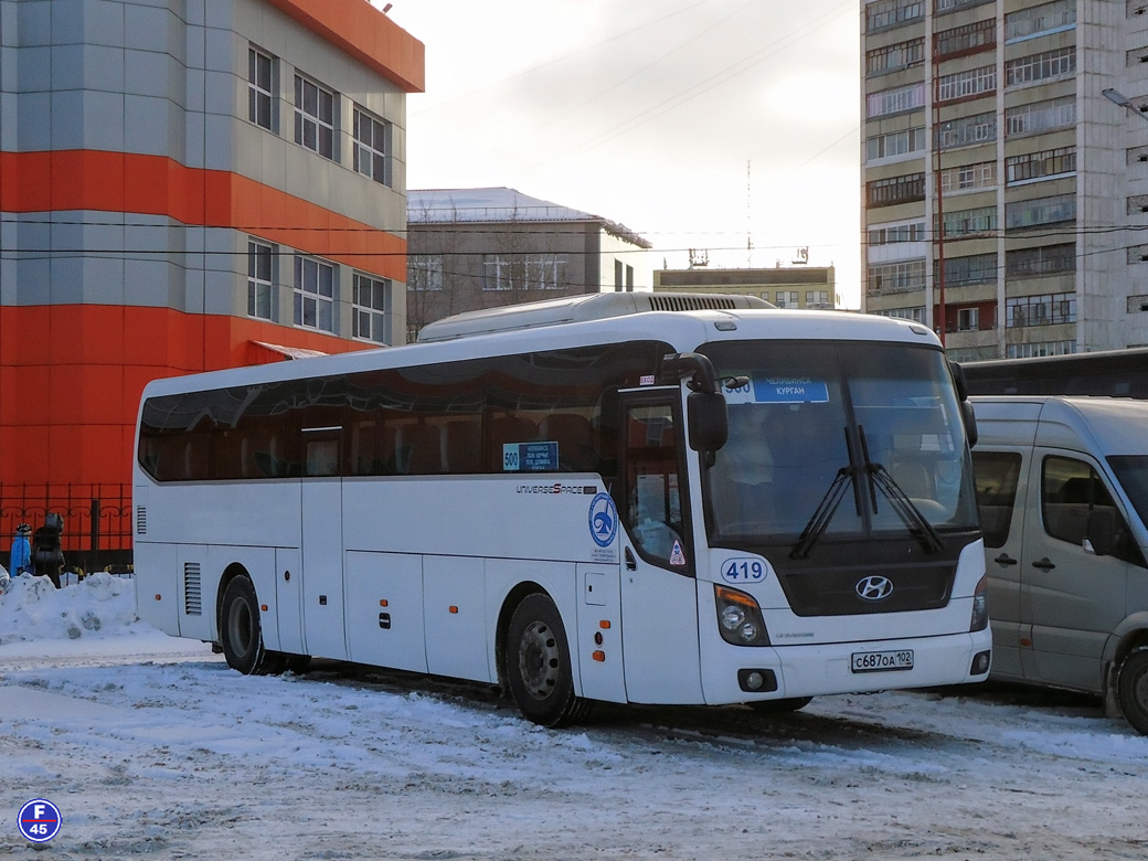 Челябинская область, Hyundai Universe Space Luxury № 419