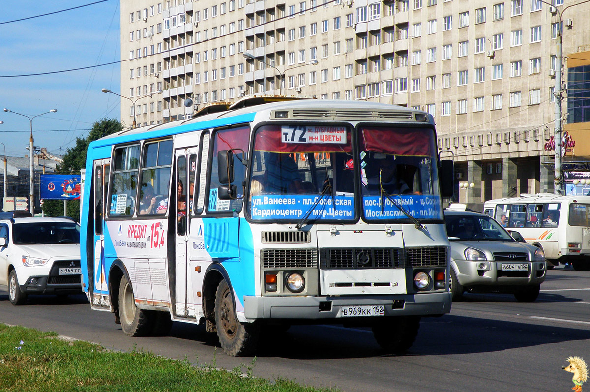 Нижегородская область, ПАЗ-32054 № В 969 КК 152