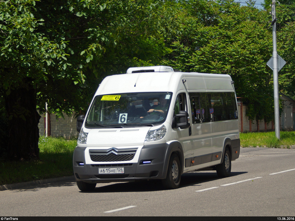 Ставропольский край, Нижегородец-2227W (Citroёn Jumper) № А 615 НЕ 126