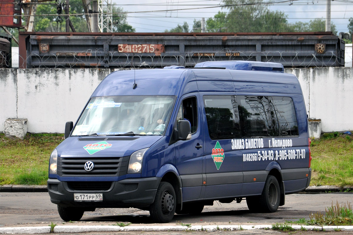 Тверская область, Луидор-223702 (Volkswagen Crafter) № О 171 РР 69; Тверская область — Тверской автовокзал