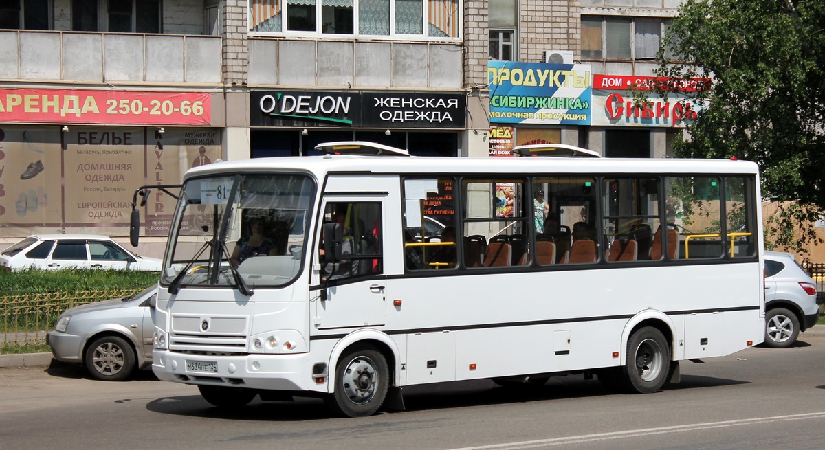 Красноярский край, ПАЗ-320412-04 № М 634 НЕ 124