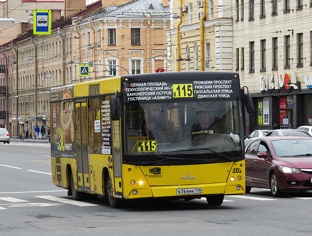 Санкт-Петербург, МАЗ-206.068 № 202