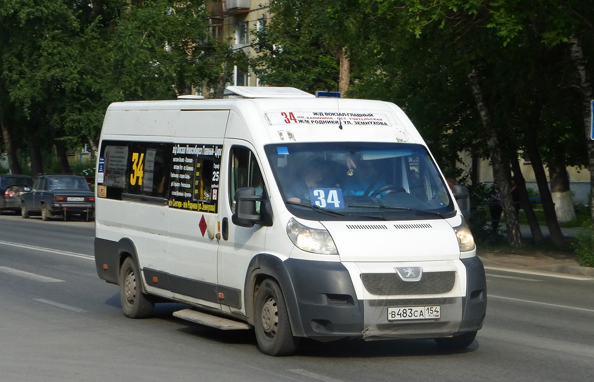 Новосибирская область, Нижегородец-2227SK (Peugeot Boxer) № В 483 СА 154