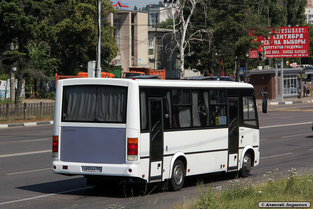 Voronezh region, PAZ-320412-04 # О 854 АА 136