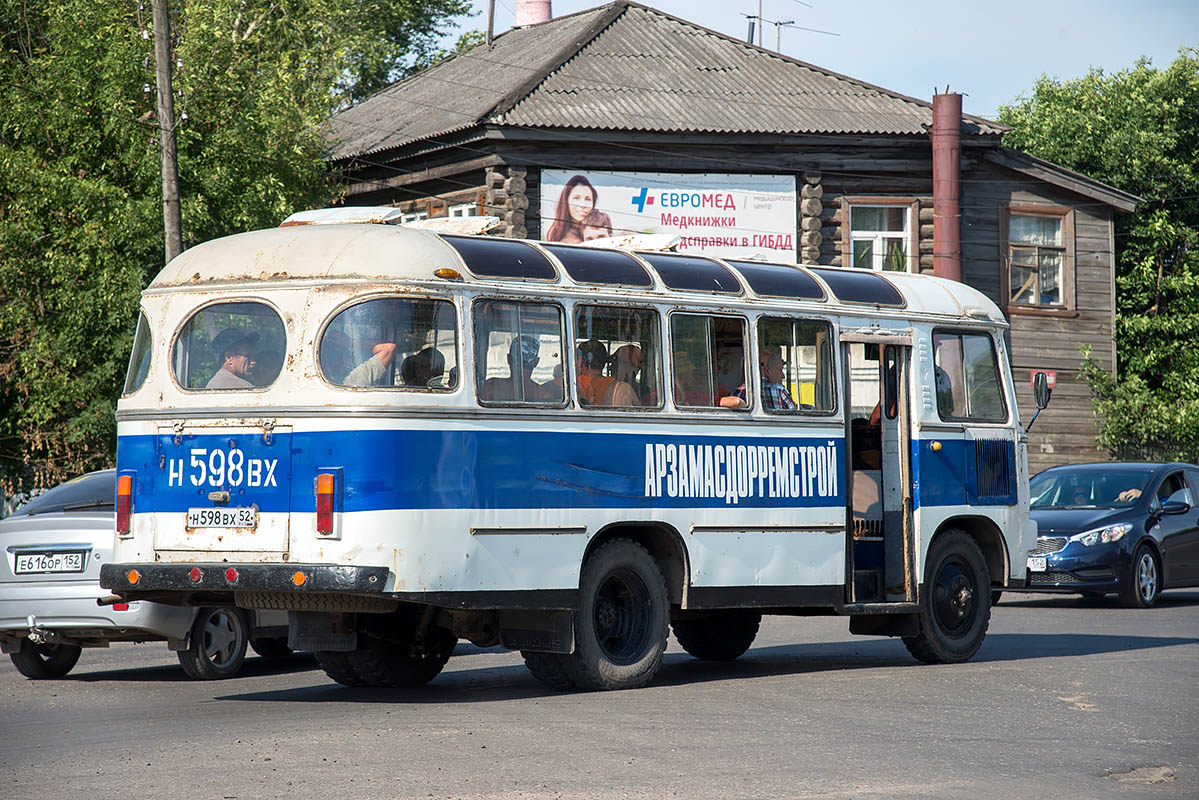 Нижегородская область, ПАЗ-672М № Н 598 ВХ 52