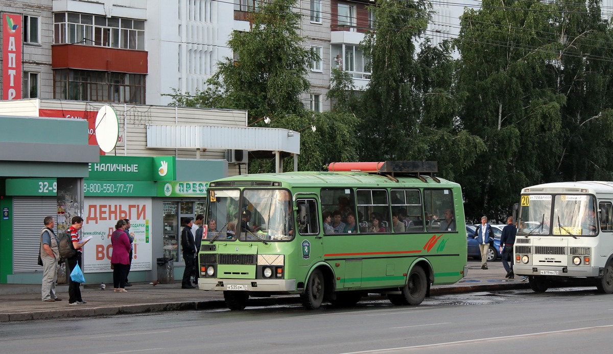 Томская область, ПАЗ-32054 № К 535 ЕМ 70