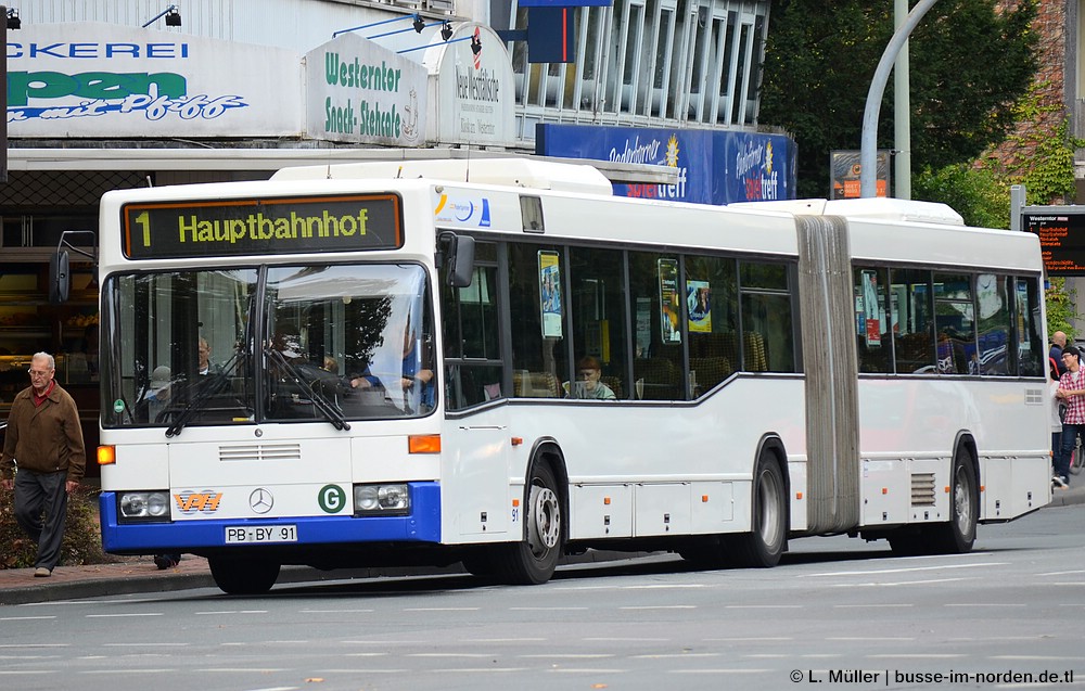 Северный Рейн-Вестфалия, Mercedes-Benz O405GN2 № 91