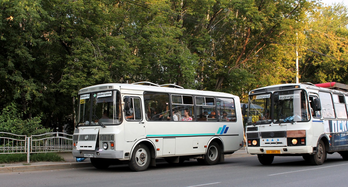 Томская область, ПАЗ-32053 № У 090 ВР 142