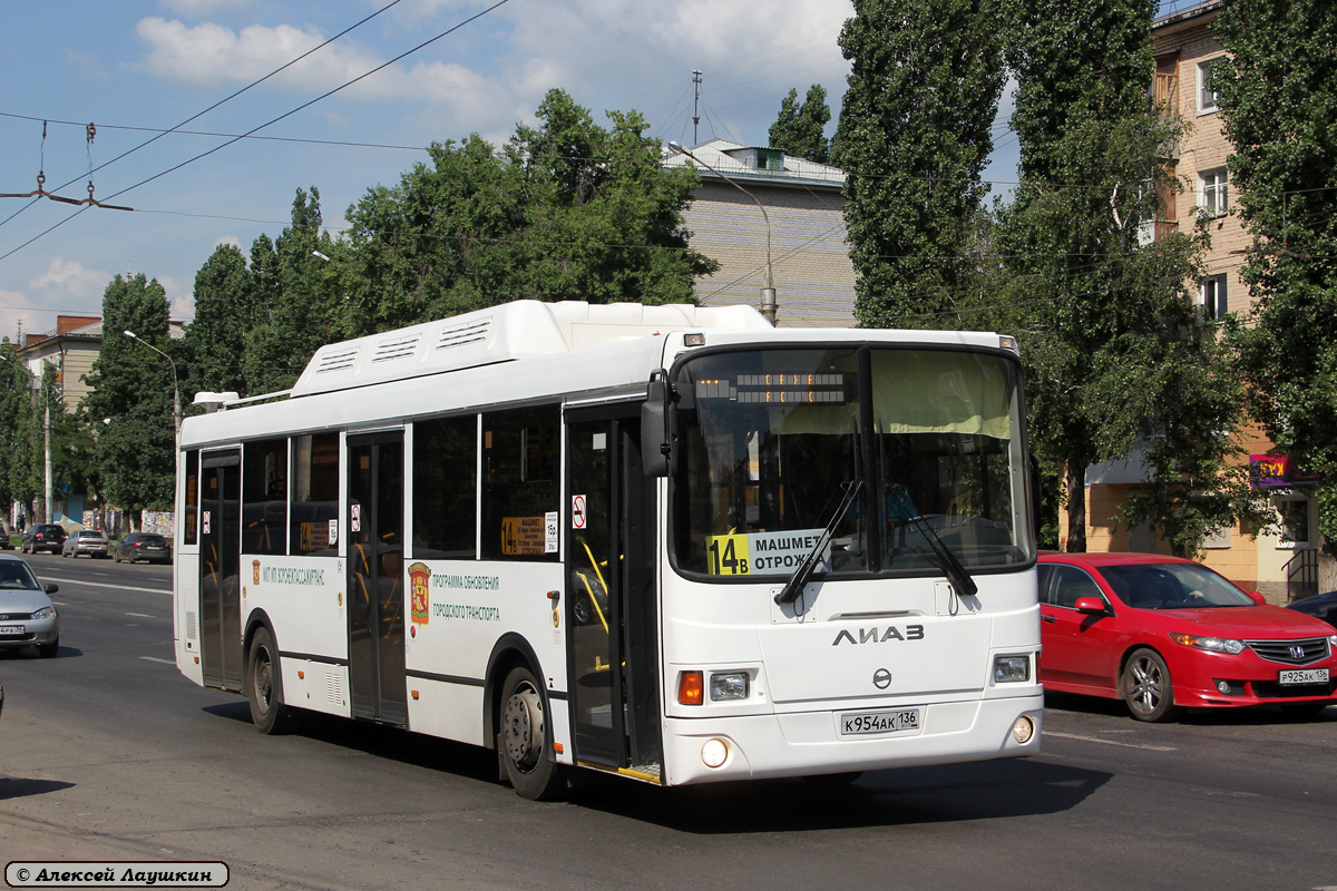 Воронежская область, ЛиАЗ-5293.70 № К 954 АК 136