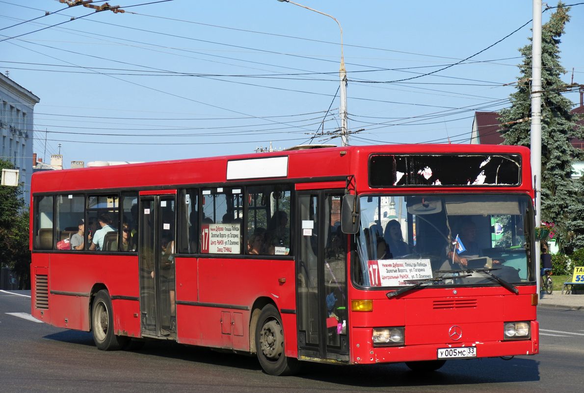 Владимирская область, Mercedes-Benz O405N № У 005 МС 33