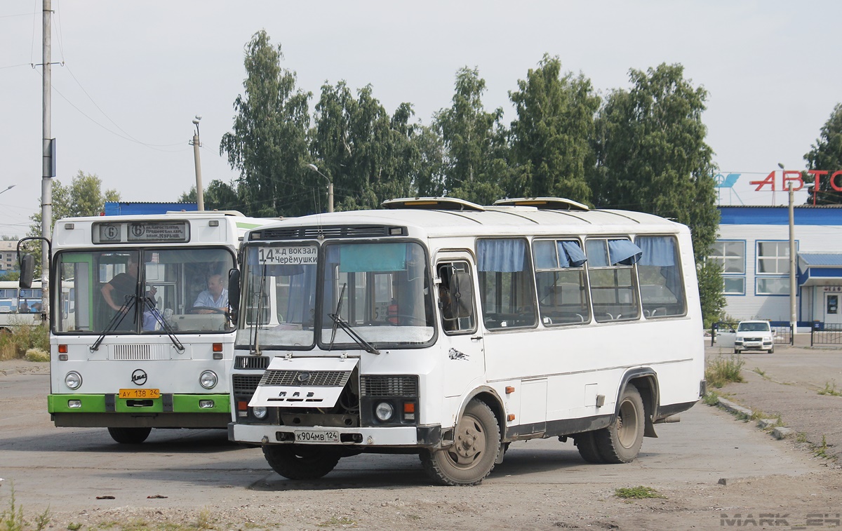 Красноярский край, ПАЗ-32054 № К 904 МВ 124