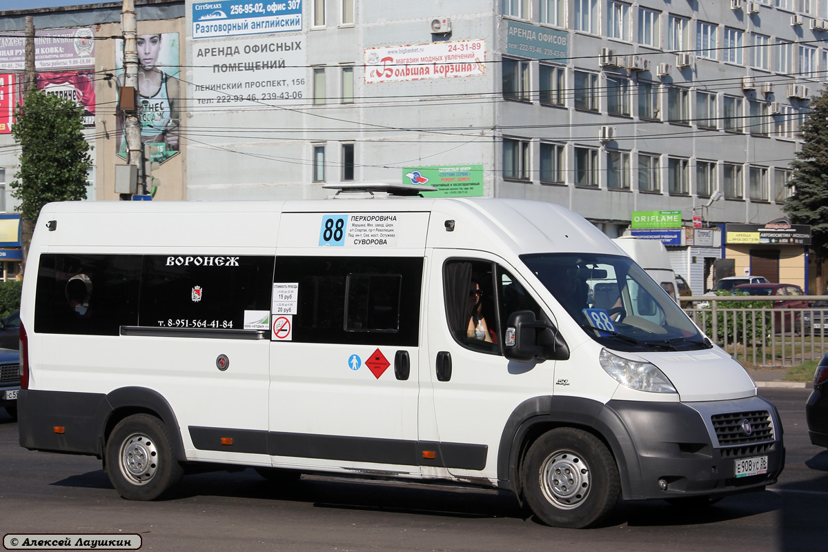 Воронежская область, Нижегородец-FST613 (FIAT Ducato) № Е 908 УС 36