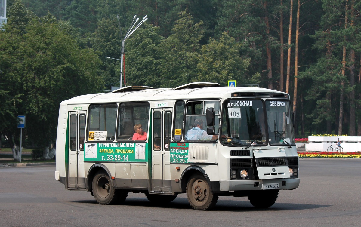 Томская область, ПАЗ-32051-110 № Н 499 СО 70