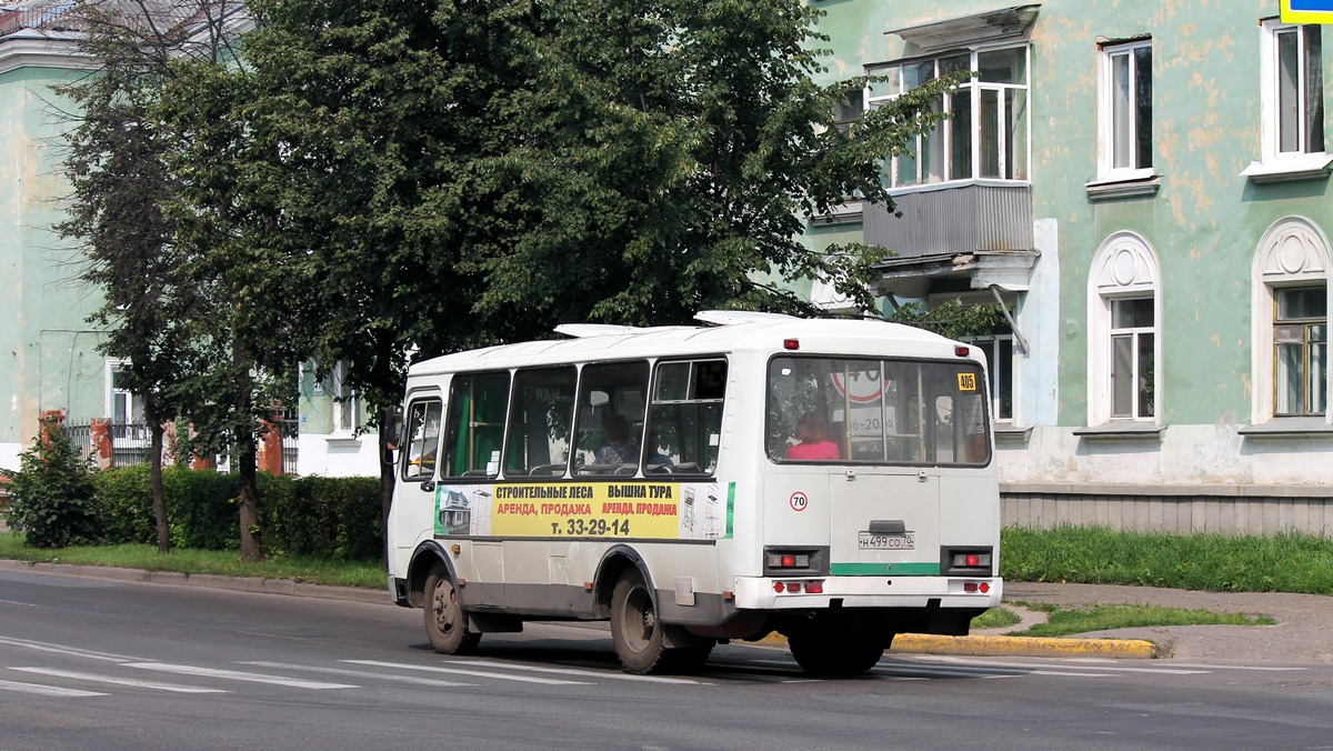 Томская область, ПАЗ-32051-110 № Н 499 СО 70