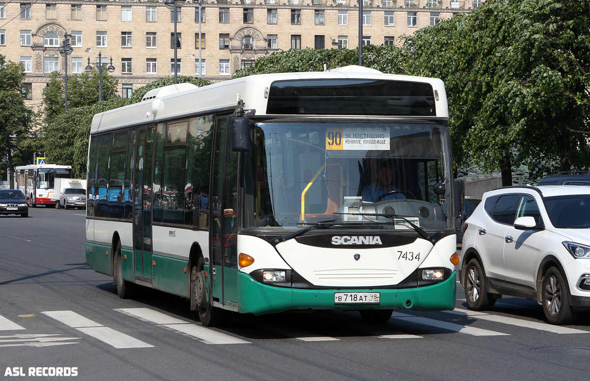 Sanktpēterburga, Scania OmniLink I (Scania-St.Petersburg) № 7434